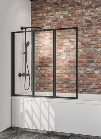 Badvouwwand BlackStyle